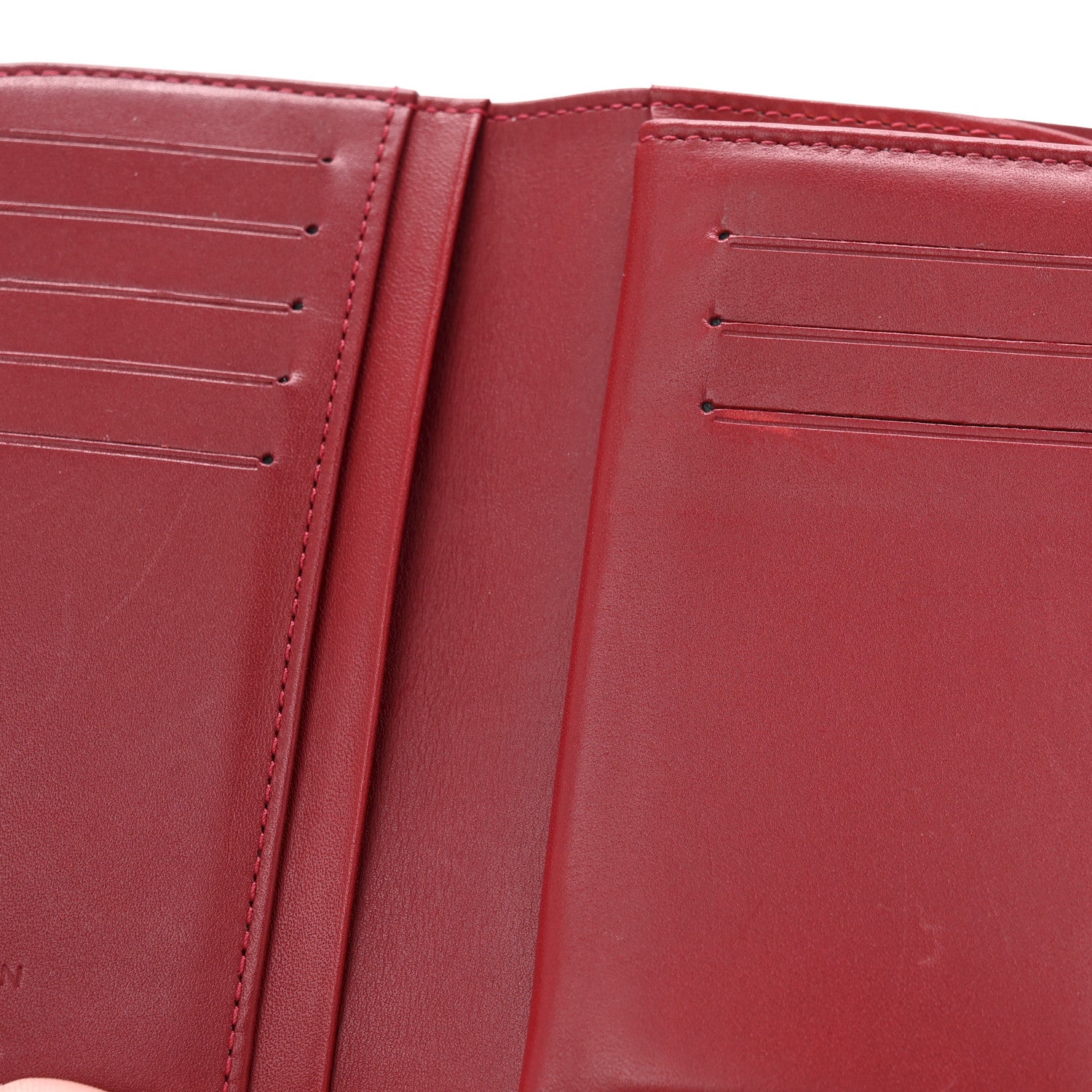 Louis Vuitton Vernis French Purse Wallet Pomme D'Amour 8 of 11