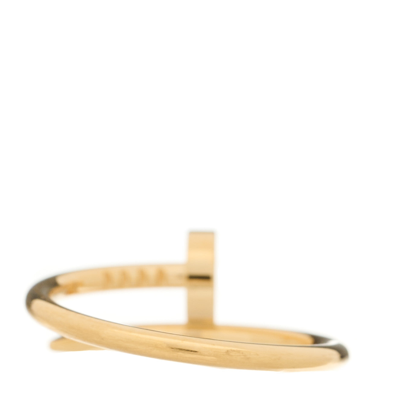 Cartier 18K Yellow Gold Small Juste Un Clou Ring 51 5.75 3 of 6