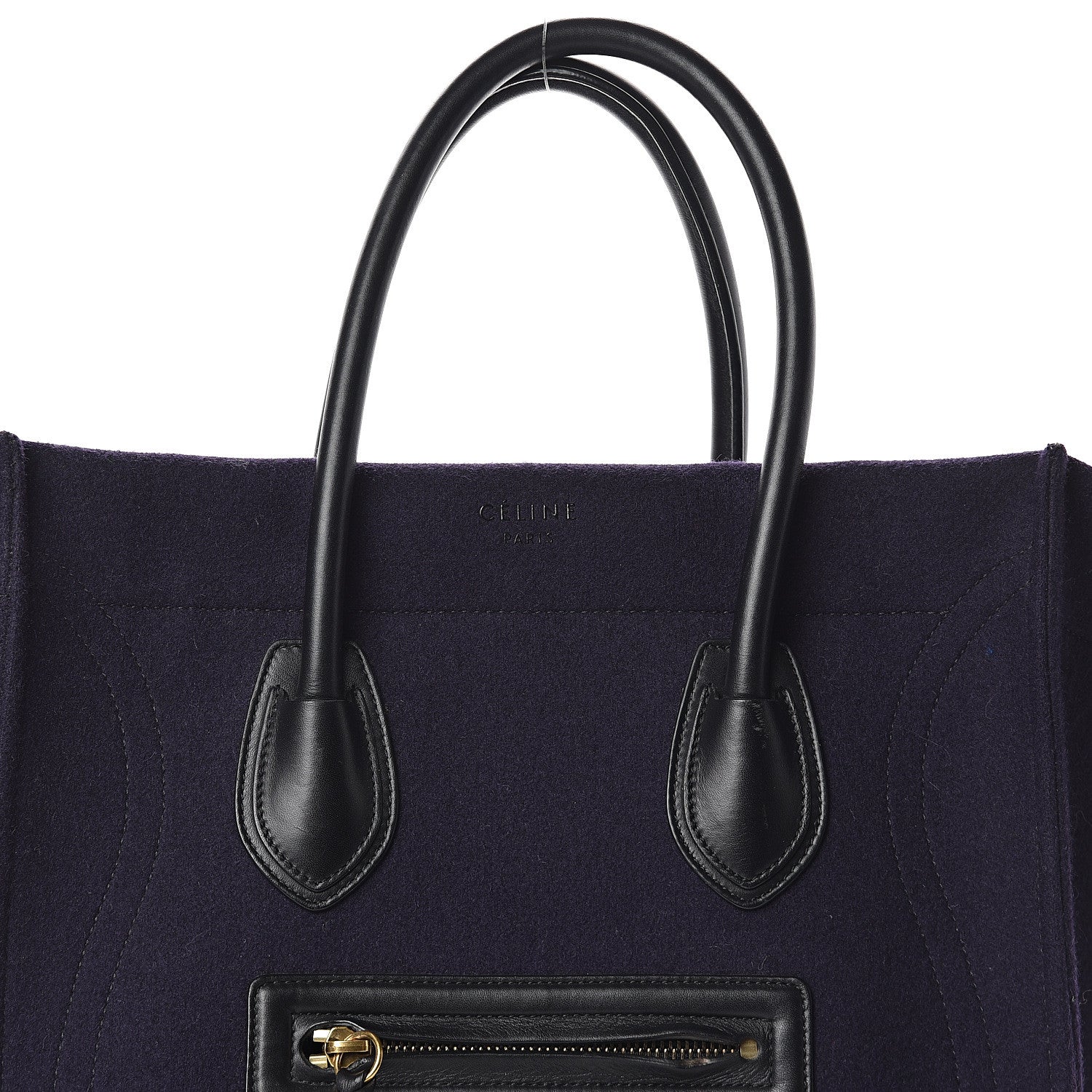Celine Felt Medium Phantom Luggage Navy 6 of 8