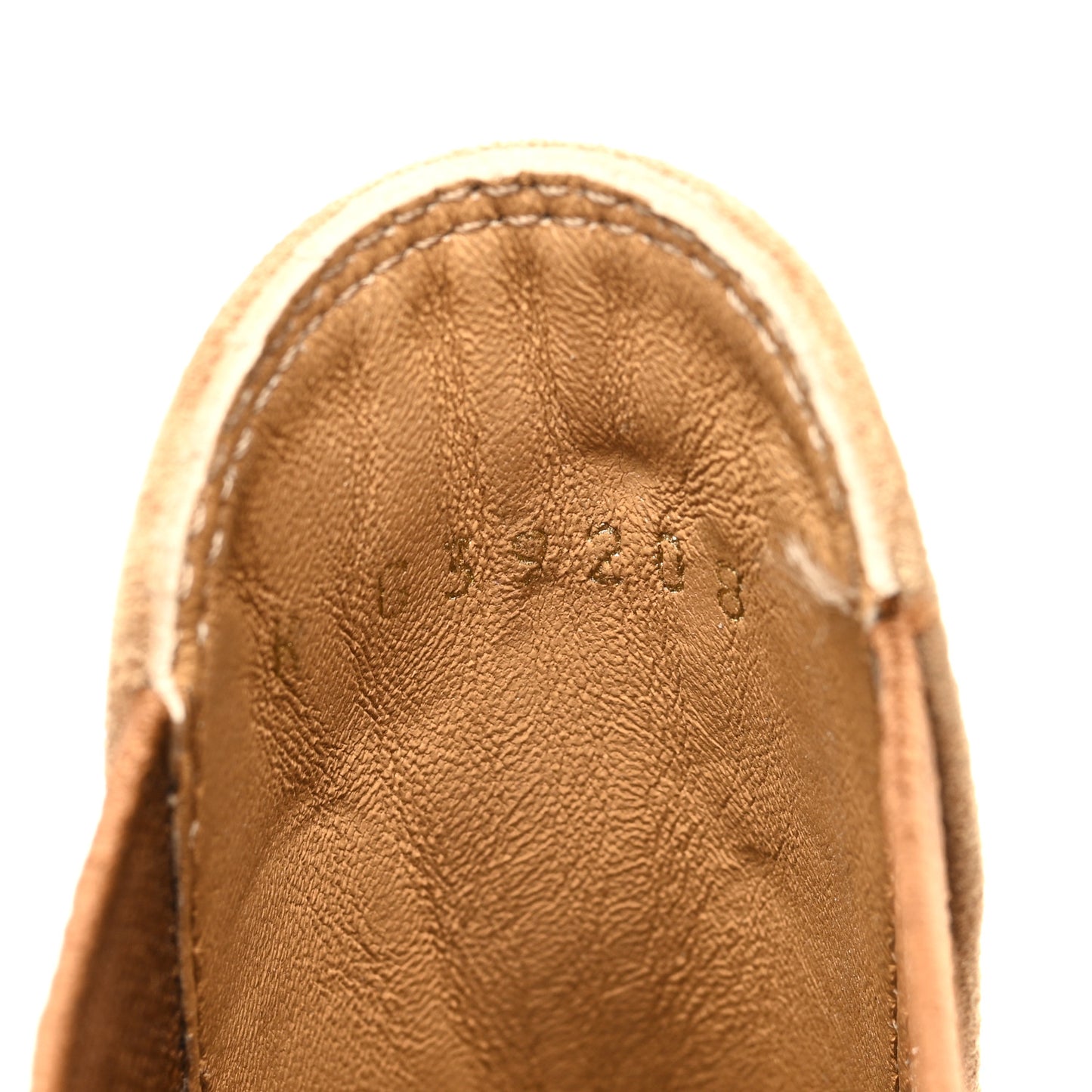 Suede Lambskin Cap Toe Ankle Boots 38 Light Brown