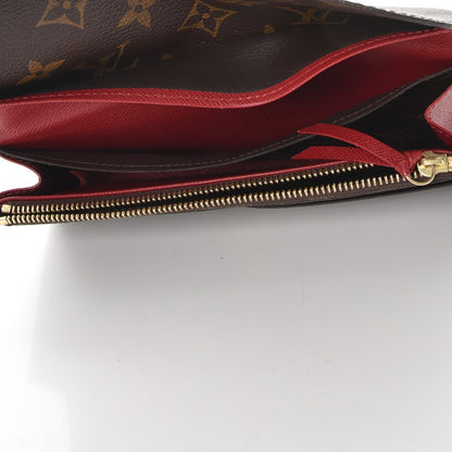 Louis Vuitton Monogram Emilie Wallet Rouge 5 of 10