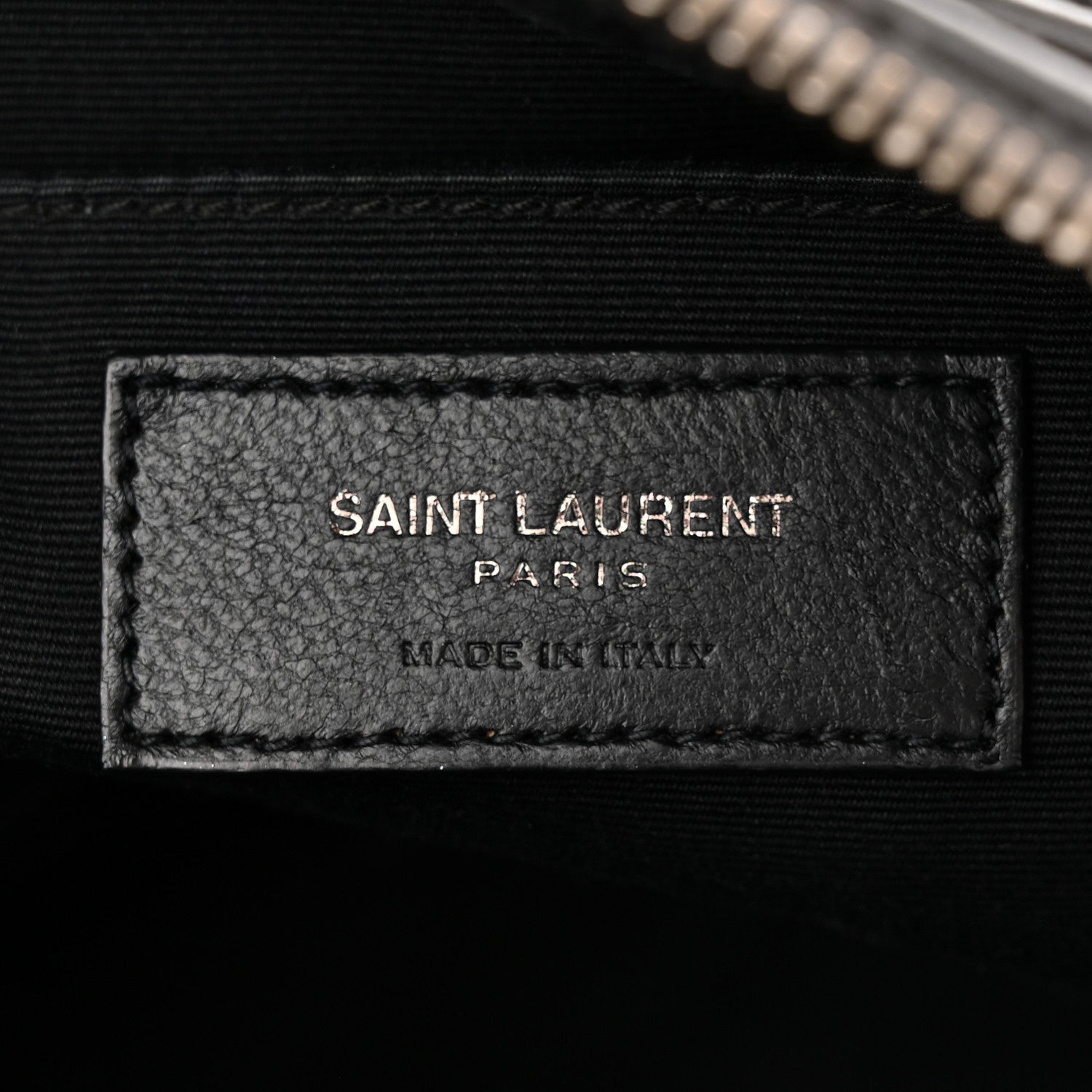 Saint Laurent Calfskin Matelasse Monogram Lou Camera Bag Storm 6 of 17
