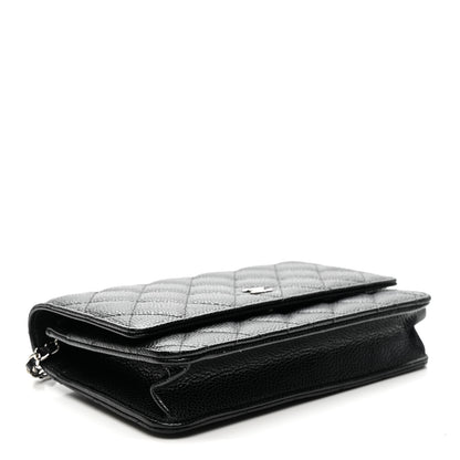 Chanel Caviar Quilted Wallet on Chain WOC Black 4 of 11