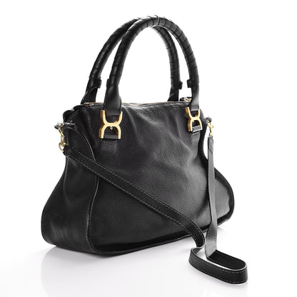 Chloe Calfskin Medium Marcie Satchel Black 4 of 8