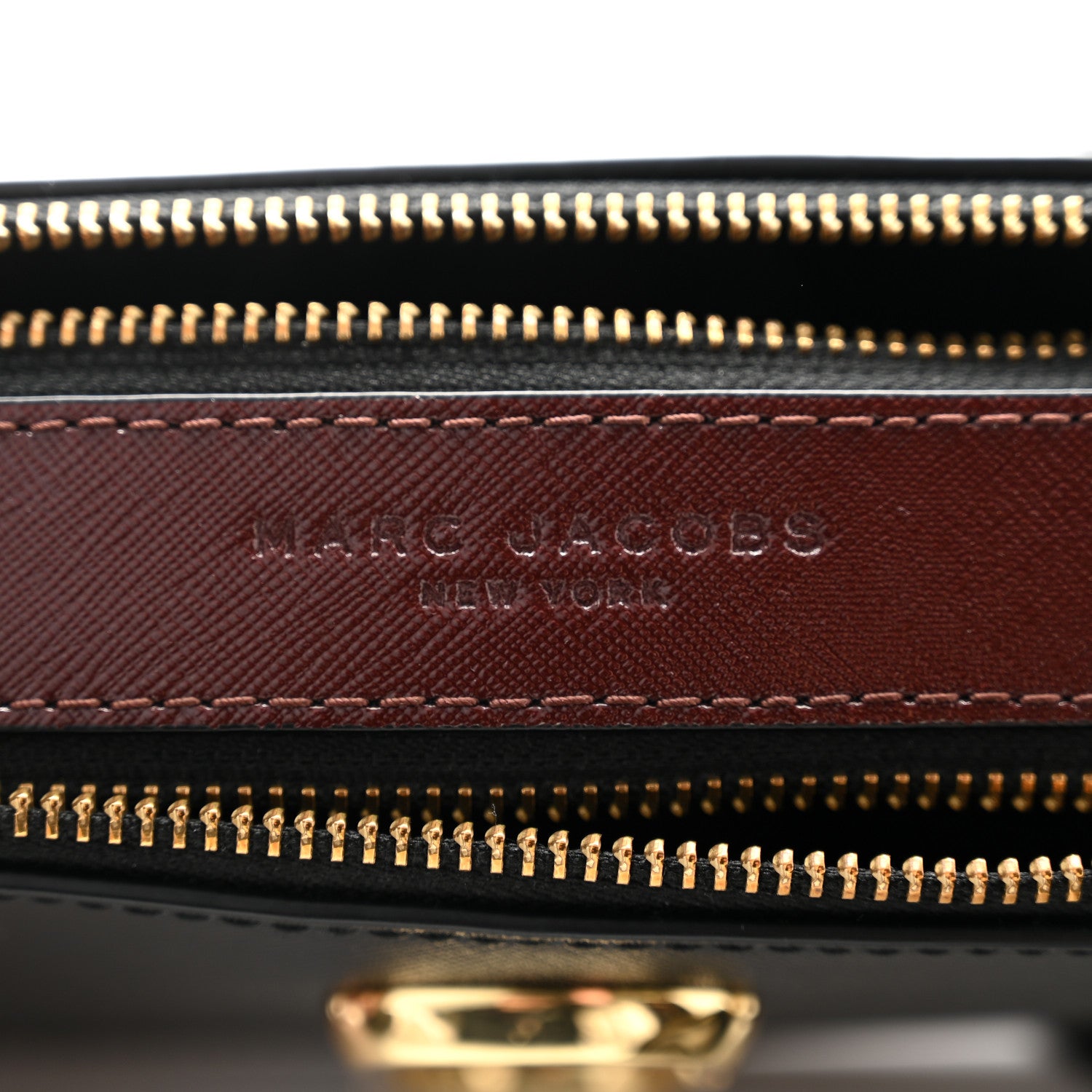 Marc Jacobs Saffiano Small Snapshot Camera Bag Black Multicolor 6 of 9