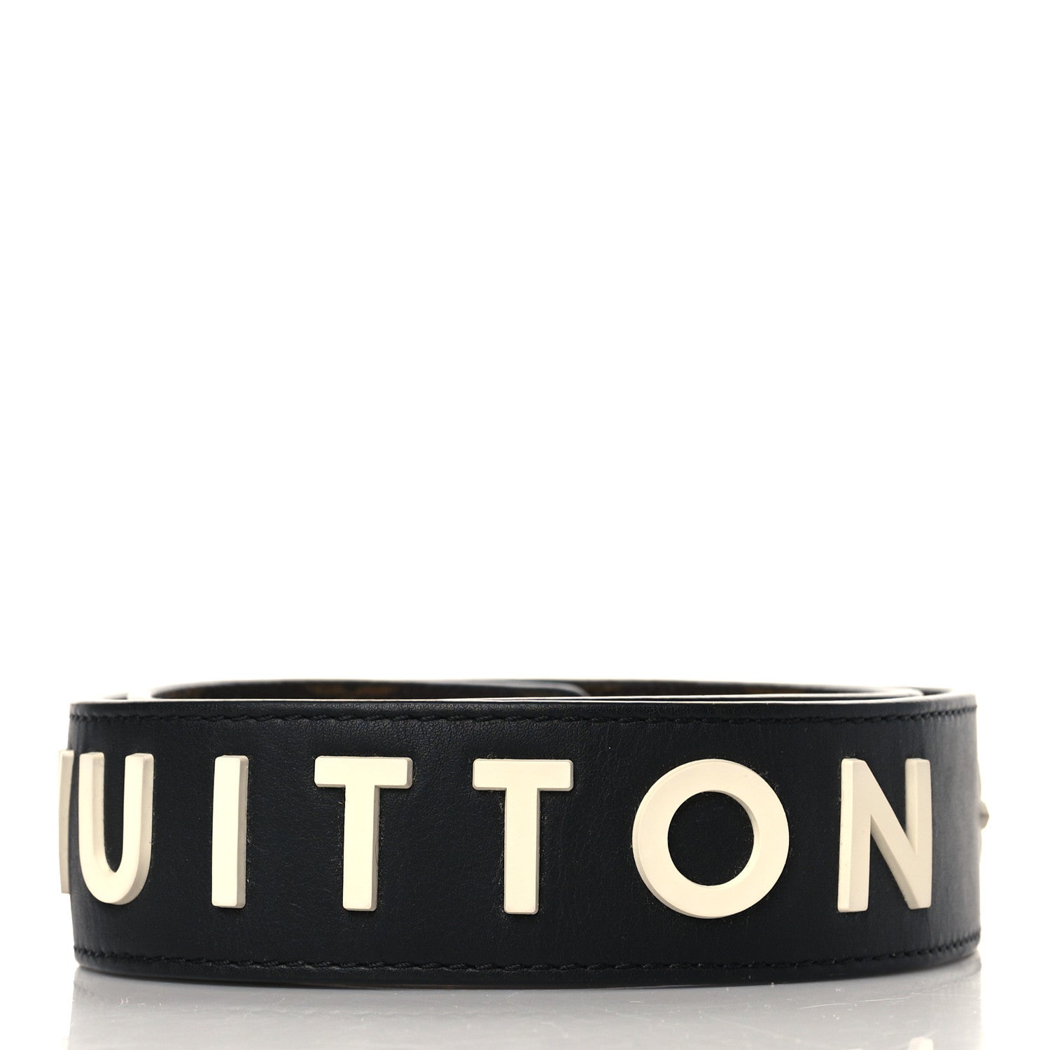 Louis Vuitton Monogram Letter Bandouliere Shoulder Strap Black 2 of 6