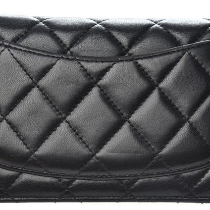 Chanel Lambskin Quilted Yen Wallet Black 12 of 15