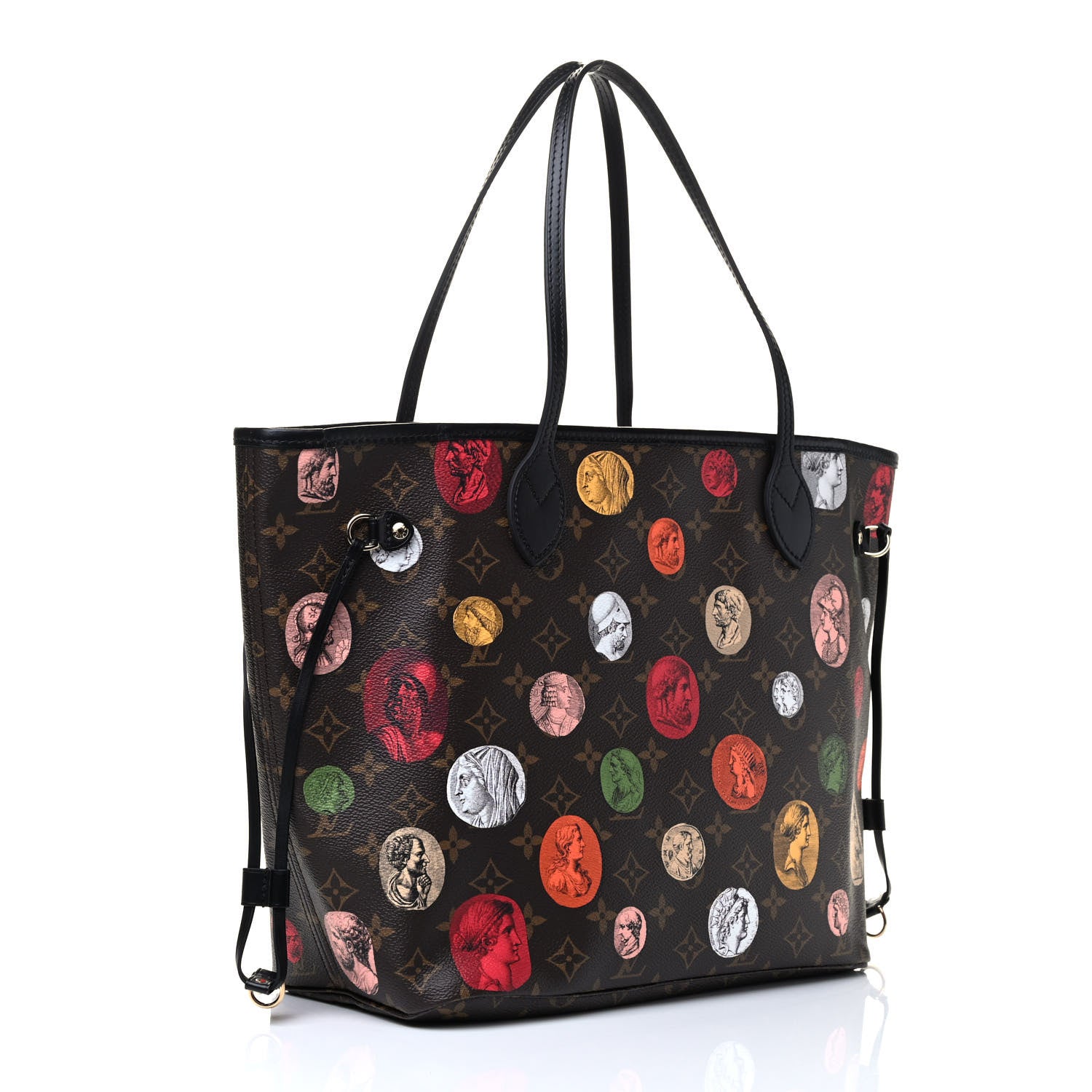 Louis Vuitton X FORNASETTI Monogram Cameo Neverfull MM 2 of 4