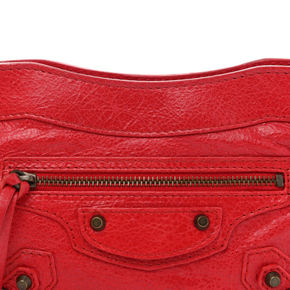 Balenciaga Agneau Porte Toilette Makeup Clutch Rouge Cardinal 7 of 9