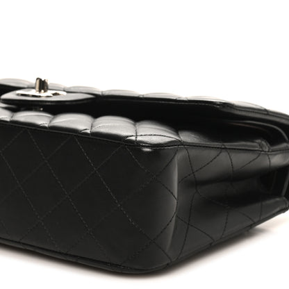 Chanel Lambskin Quilted Medium Double Flap Black 10 of 11