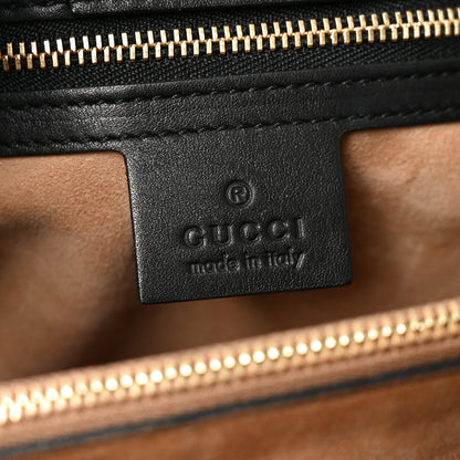 Gucci Calfskin Large Sylvie Top Handle Tote Black 6 of 12