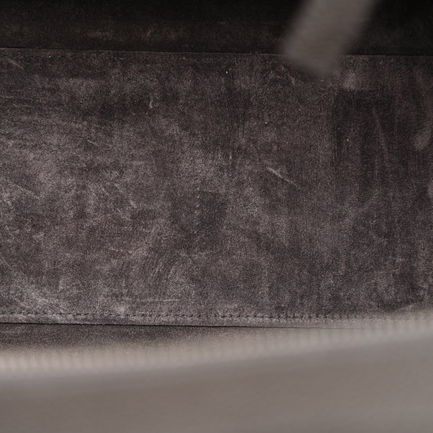 Grained Calfskin Medium Cabas Rive Gauche Coal