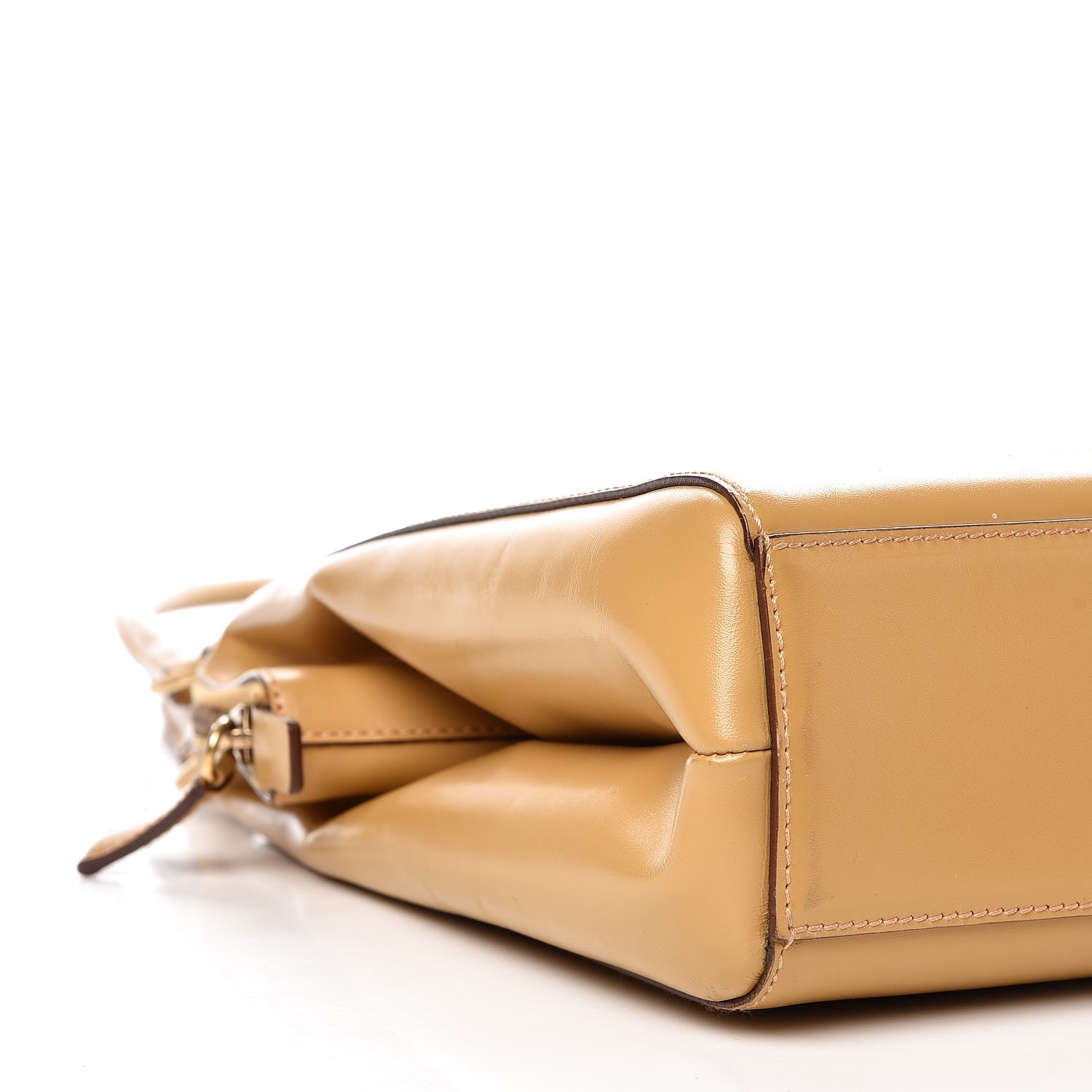 Prada Vitello Chic Shoulder Bag Miele 9 of 9