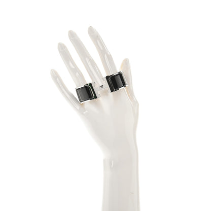 Hermes Enamel Wide Clic Clac H Bracelet PM Black 2 of 5