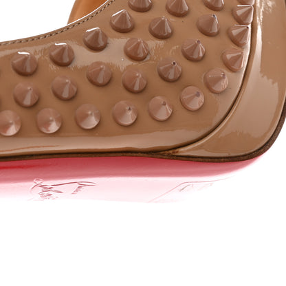Christian Louboutin Patent Alti Spikes 140 Pumps 40 Nude 15 of 16