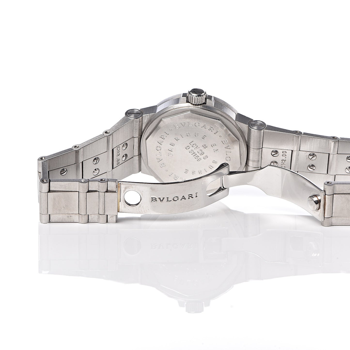 Stainless Steel 29mm Diagono Automatic Watch Black