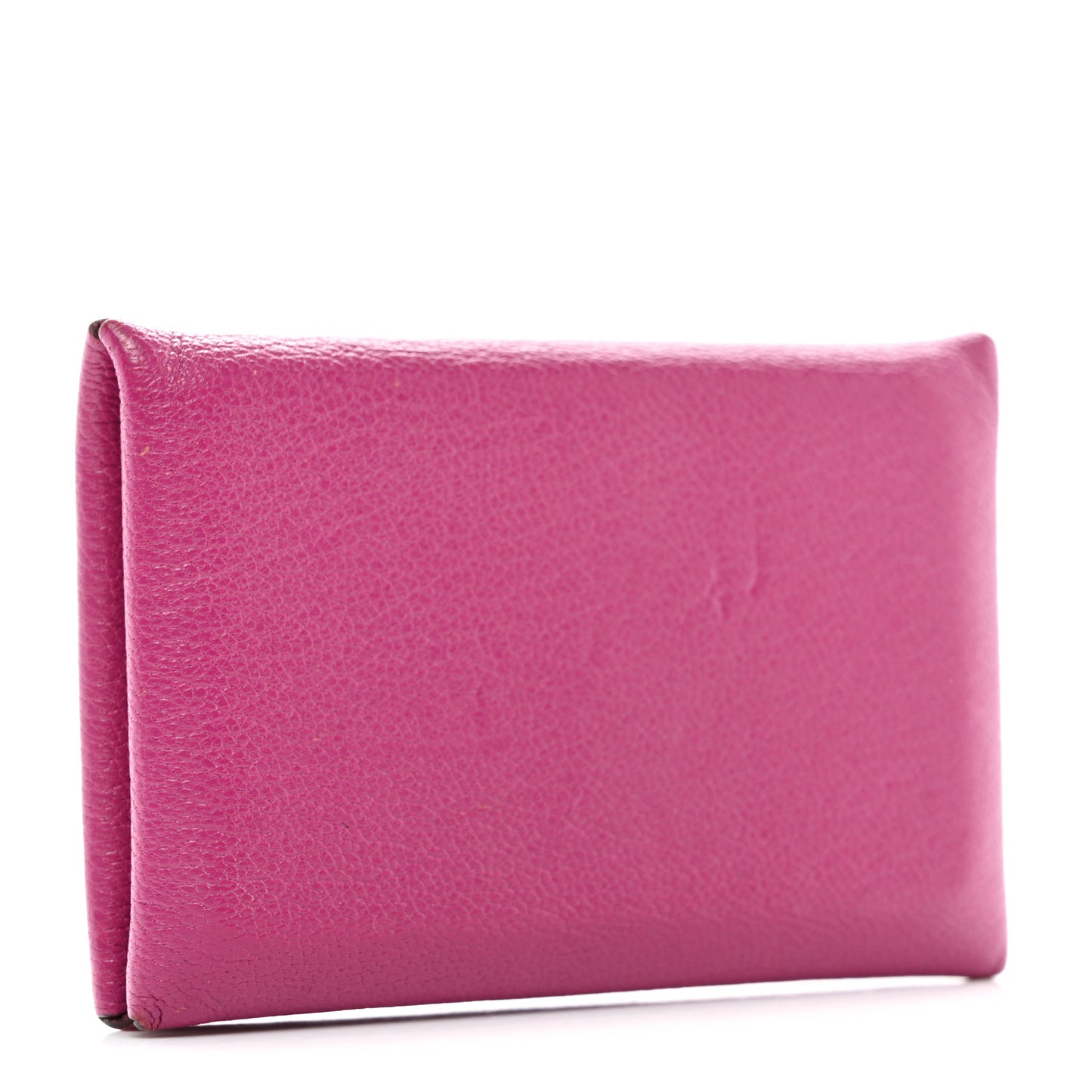 Chevre Chamkila Calvi Card Case Rose Pourpre