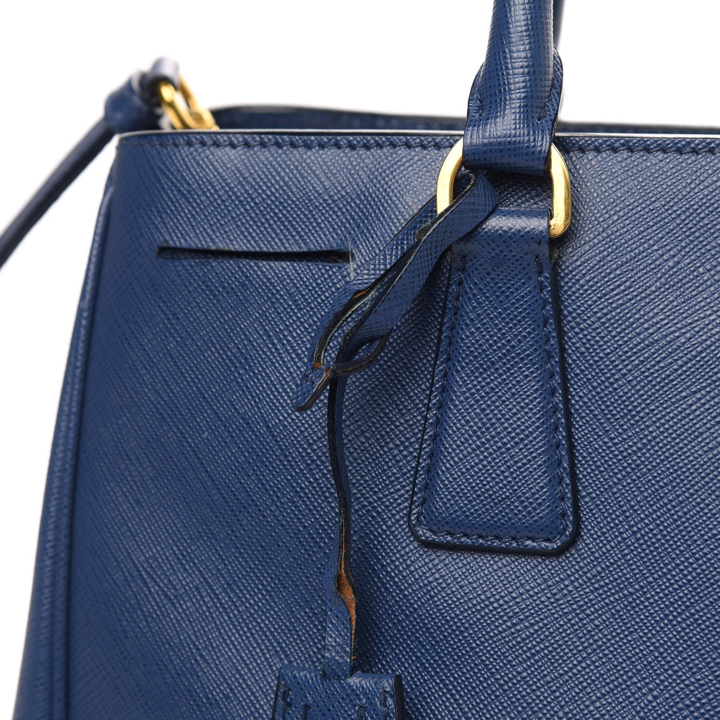 Saffiano Lux Medium Tote Bluette