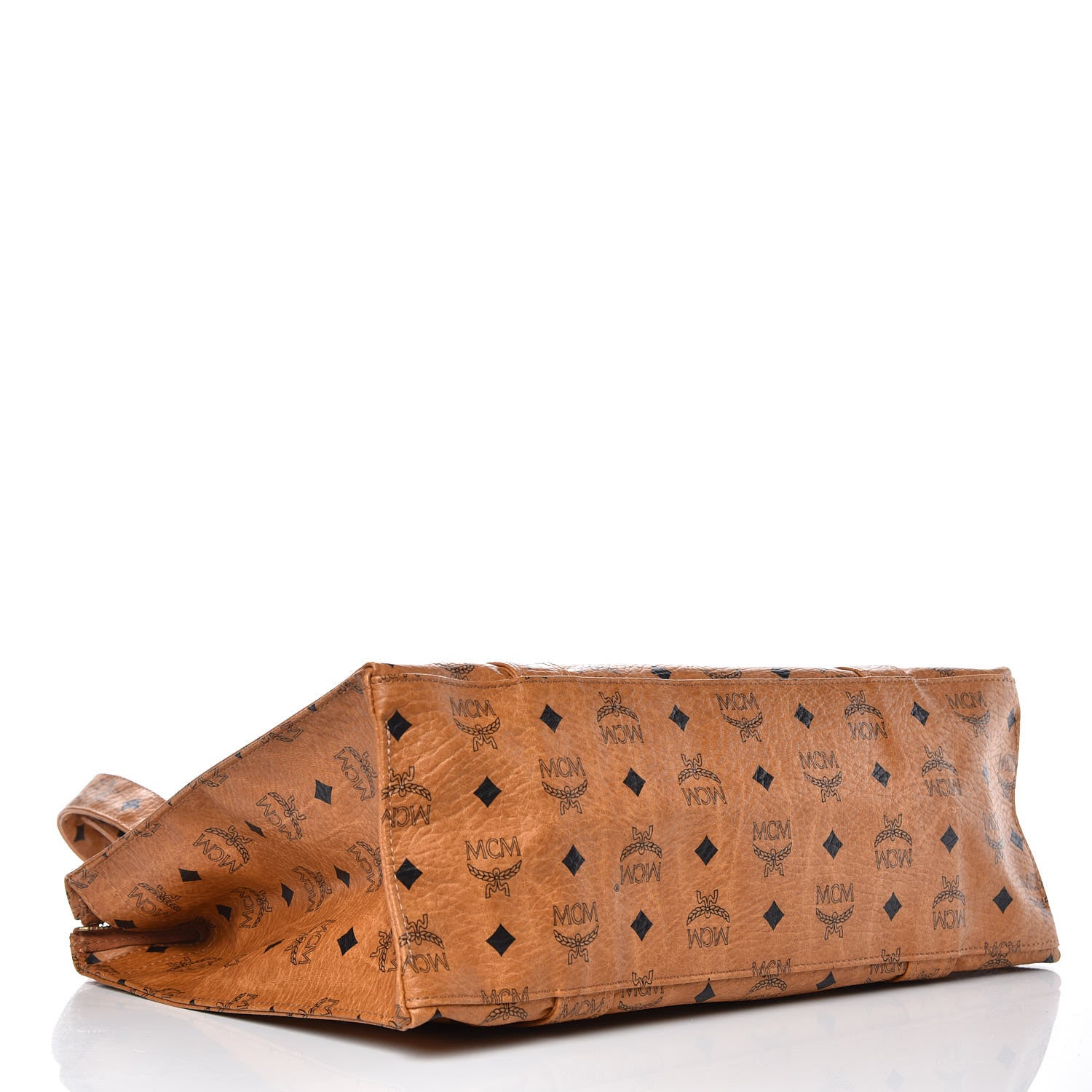 MCM Visetos Shoulder Bag Cognac 4 of 9