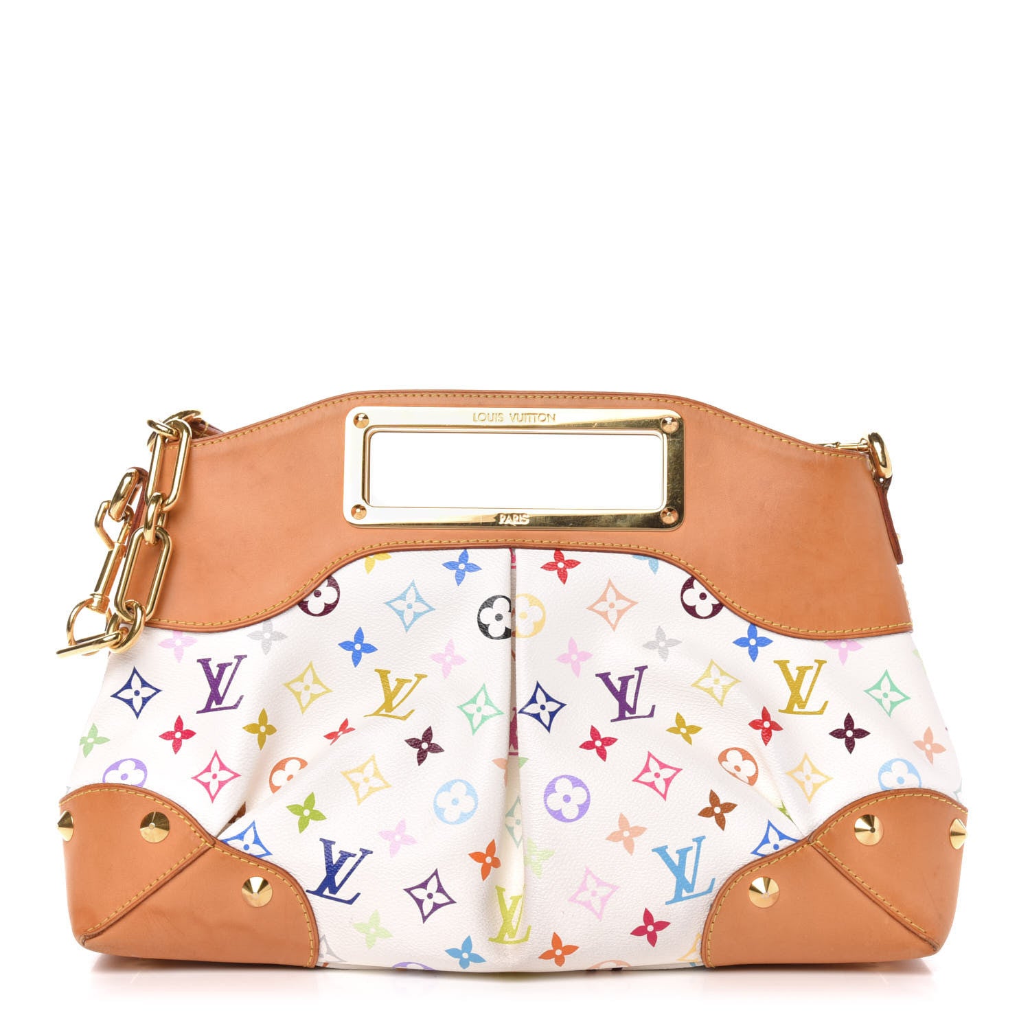 Louis Vuitton Monogram Multicolor Judy MM White 1 of 9