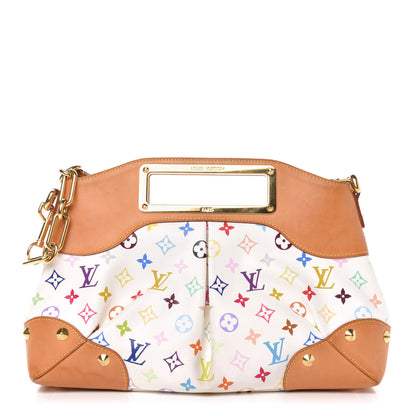 Louis Vuitton Monogram Multicolor Judy MM White 1 of 9