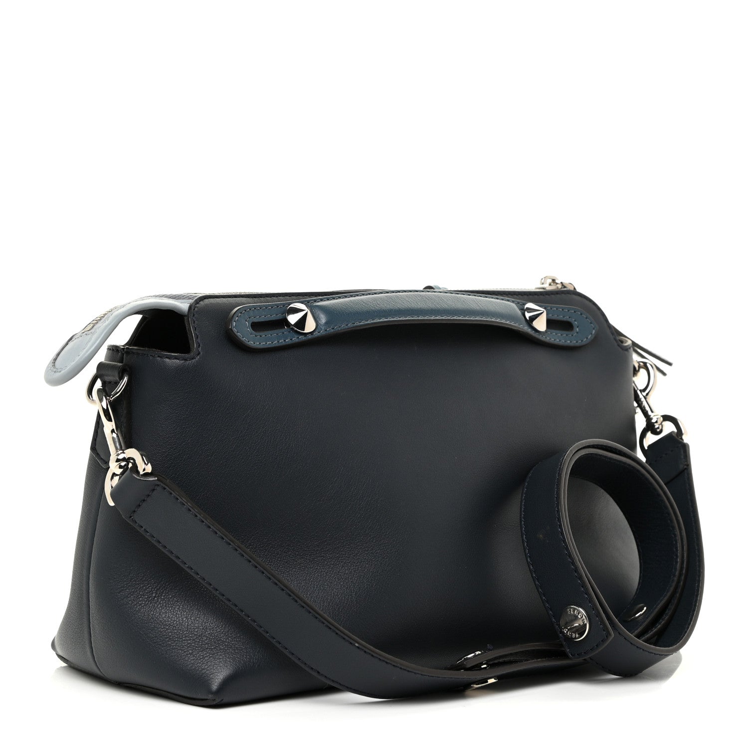 Fendi Vitello Dolce 4 Color Medium By The Way Boston Bag Lavagna Riviera Multicolor 3 of 13