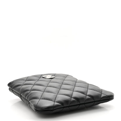 Chanel Lambskin Quilted Crossbody Bag Black 4 of 10