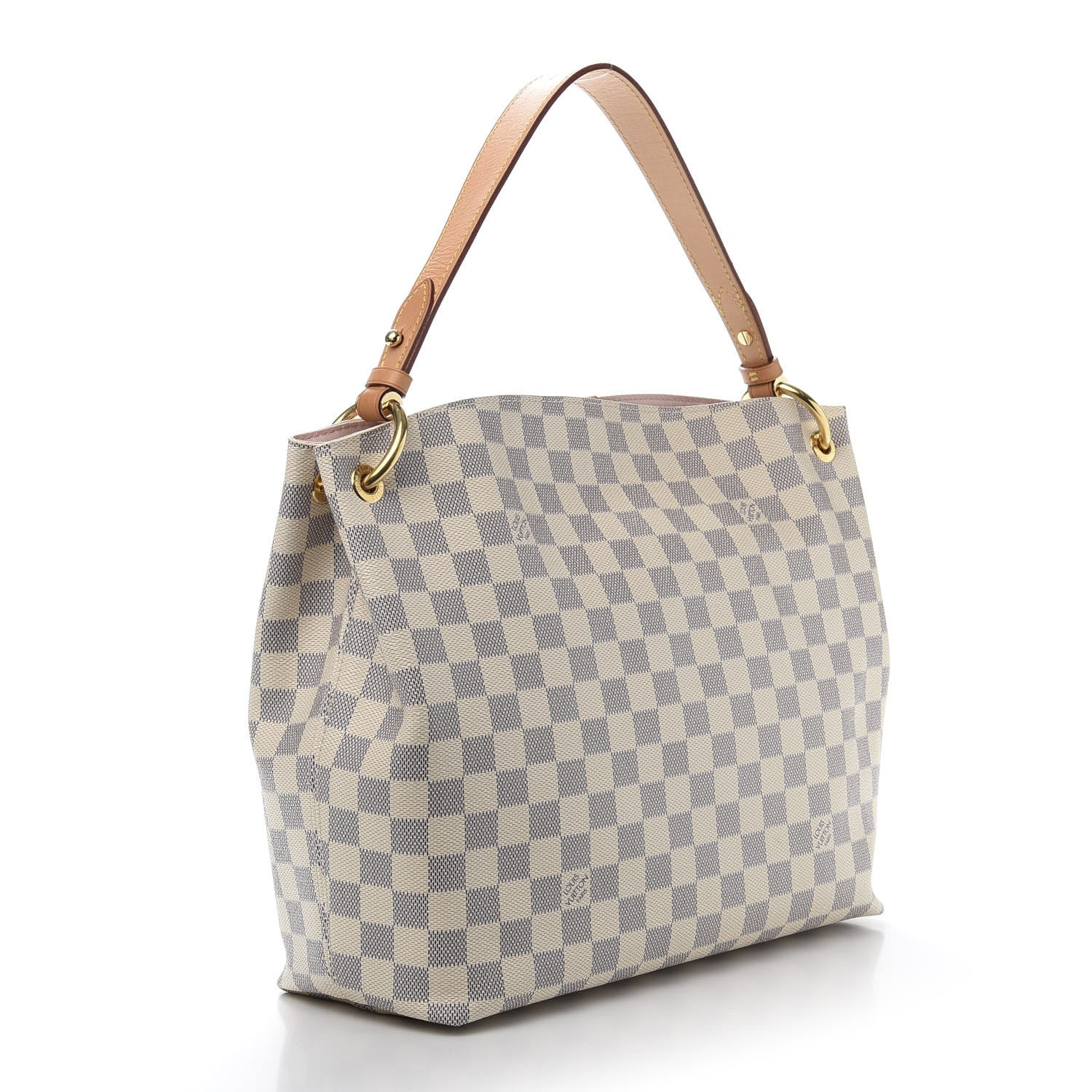 Louis Vuitton Damier Azur Graceful PM Rose Ballerine 2 of 11