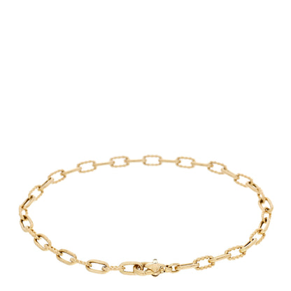 David Yurman 18K Yellow Gold Madison 3mm Classic Chain Bracelet 2 of 3