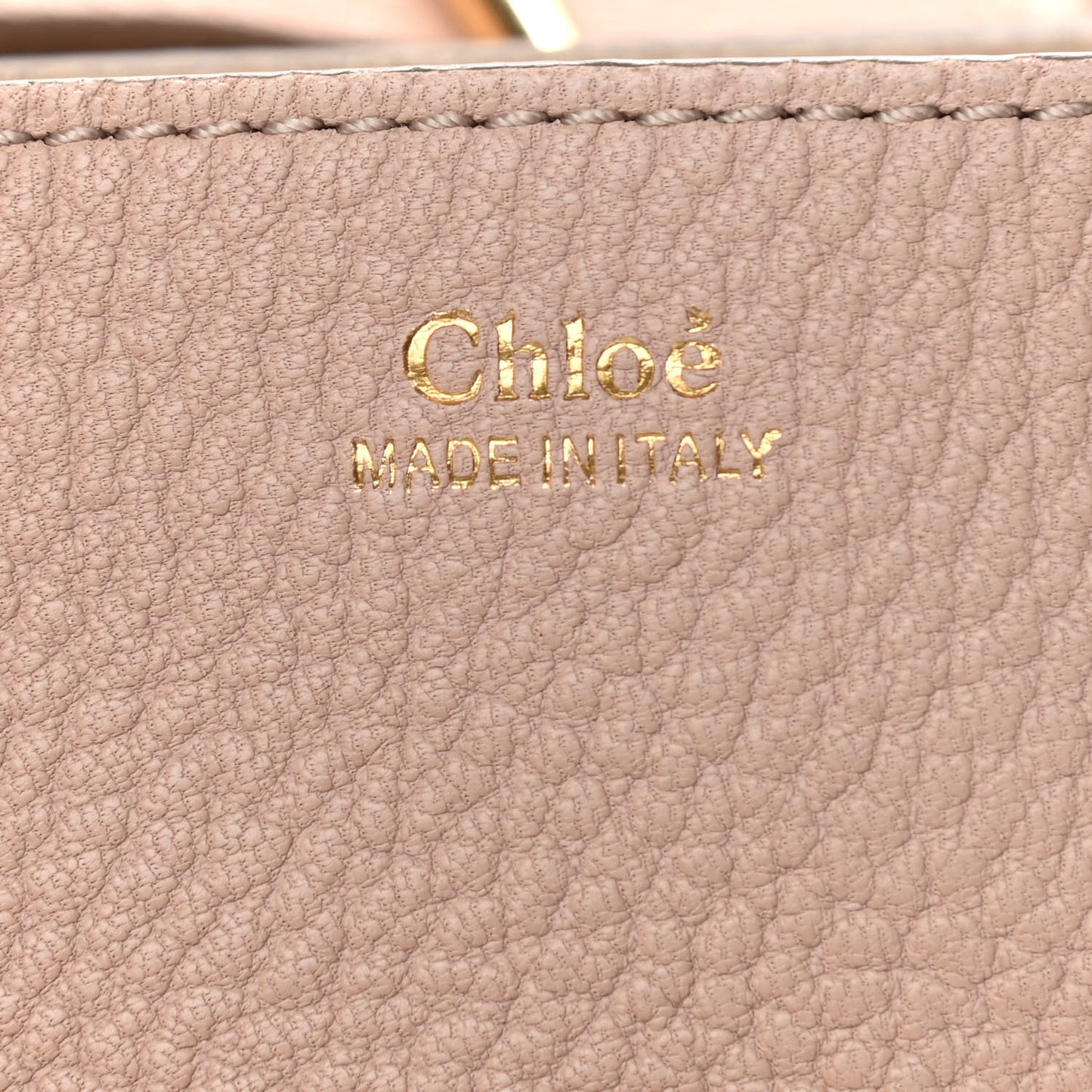 Grained Lambskin Mini Drew Shoulder Bag Cement Pink