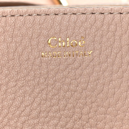 Chloe Grained Lambskin Mini Drew Shoulder Bag Cement Pink 6 of 11
