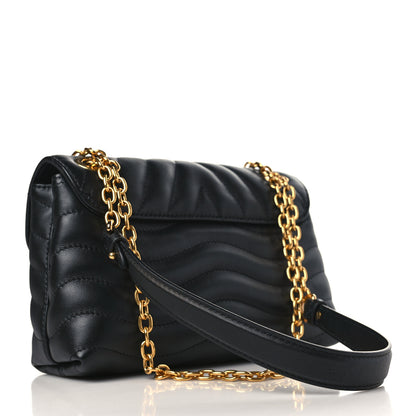 Louis Vuitton Calfskin LV New Wave Chain Bag Black 3 of 8