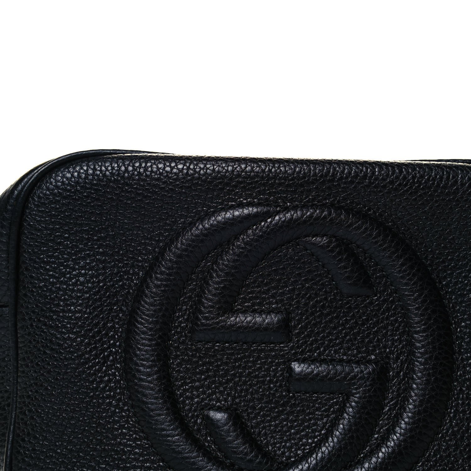 Gucci Pebbled Calfskin Small Soho Disco Bag Black 9 of 11