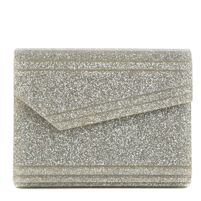 Jimmy Choo Acrylic Glitter Candy Clutch Champagne 1 of 7