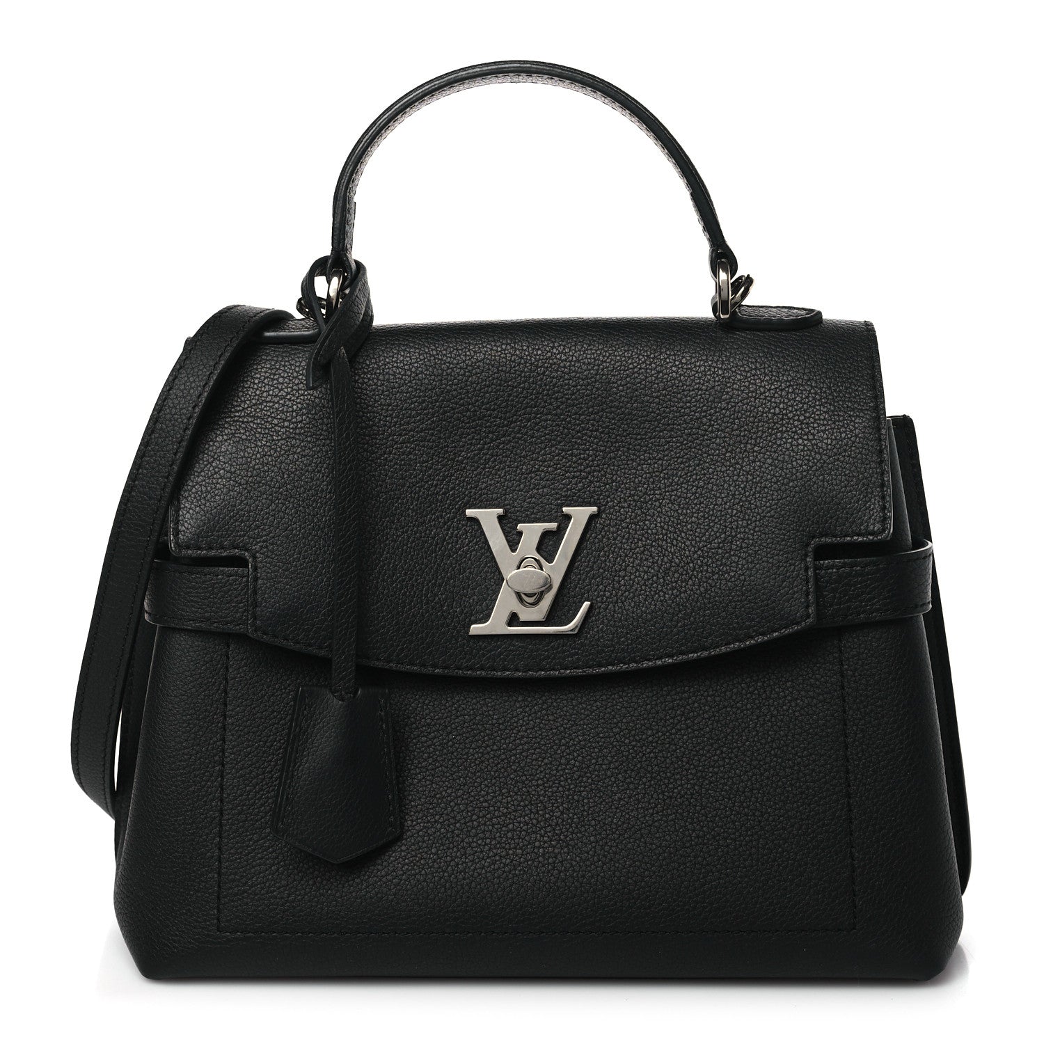 Louis Vuitton Calfskin Lockme Ever BB Black 1 of 12