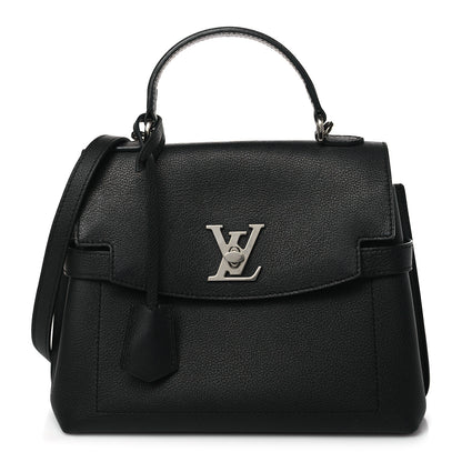 Louis Vuitton Calfskin Lockme Ever BB Black 1 of 12