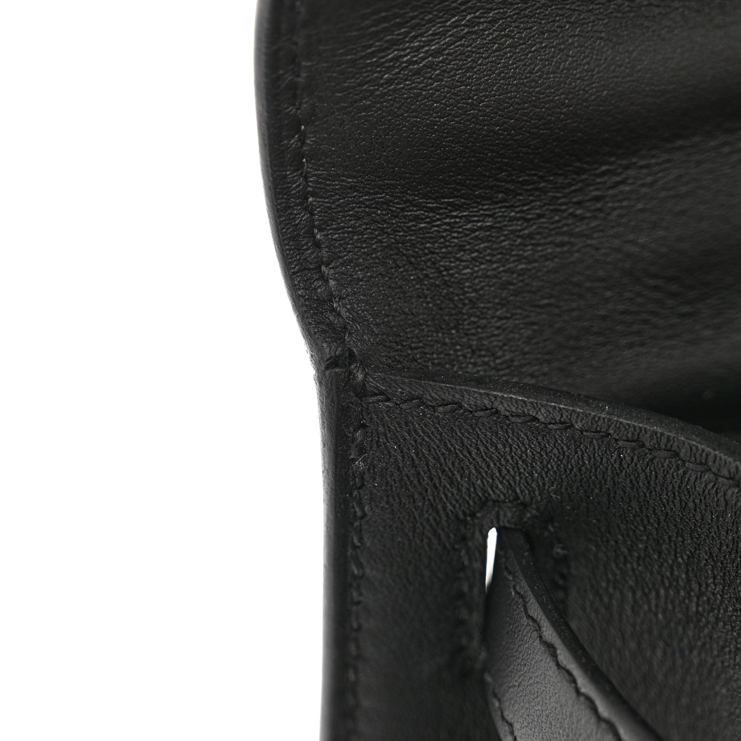 Hermes Swift Kelly Pochette Clutch Black 8 of 11