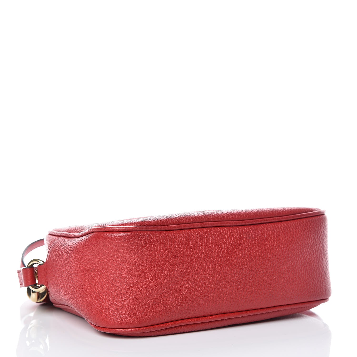 Gucci Pebbled Calfskin Small Soho Disco Bag Tabasco Red 5 of 16