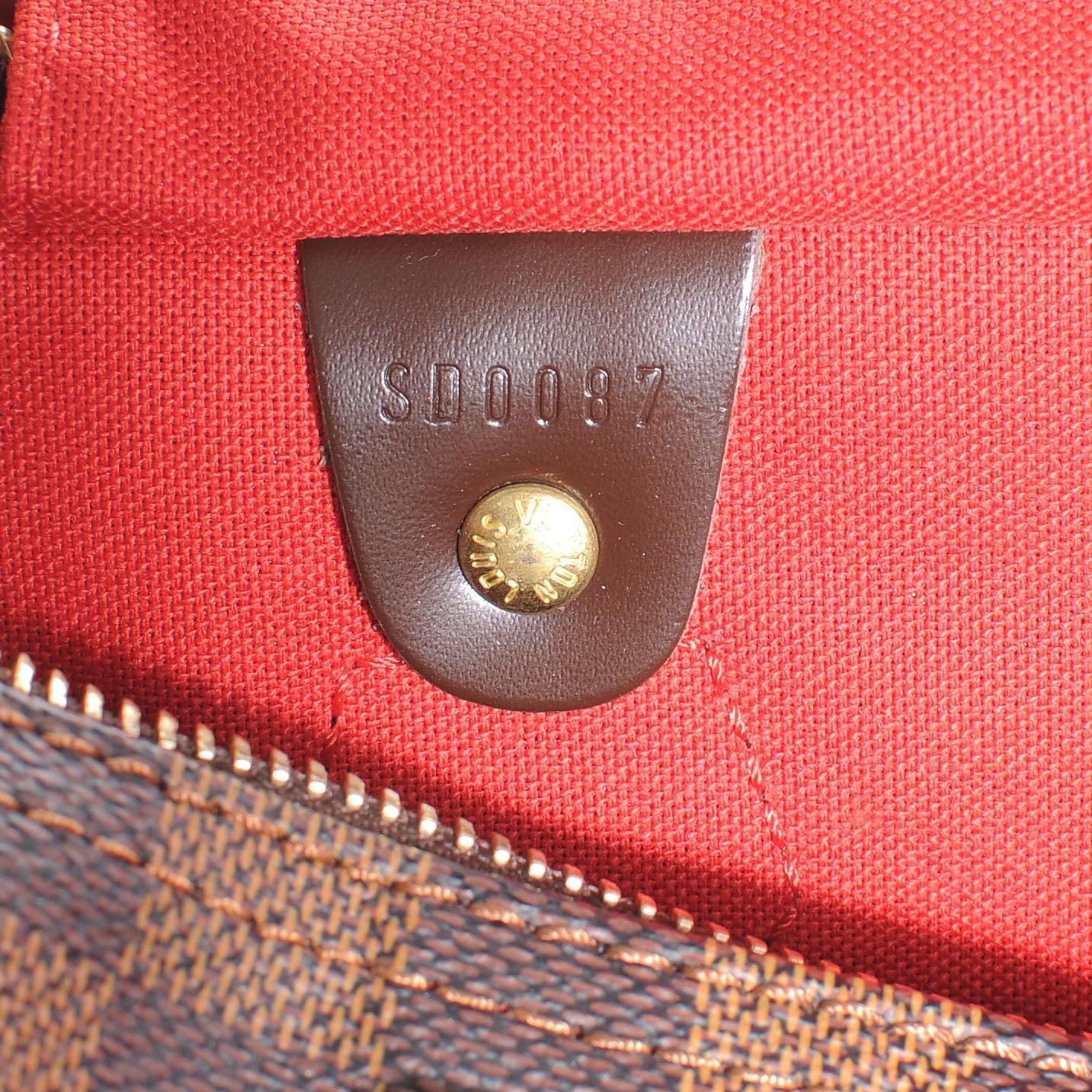 Louis Vuitton Damier Ebene Speedy 30 7 of 7