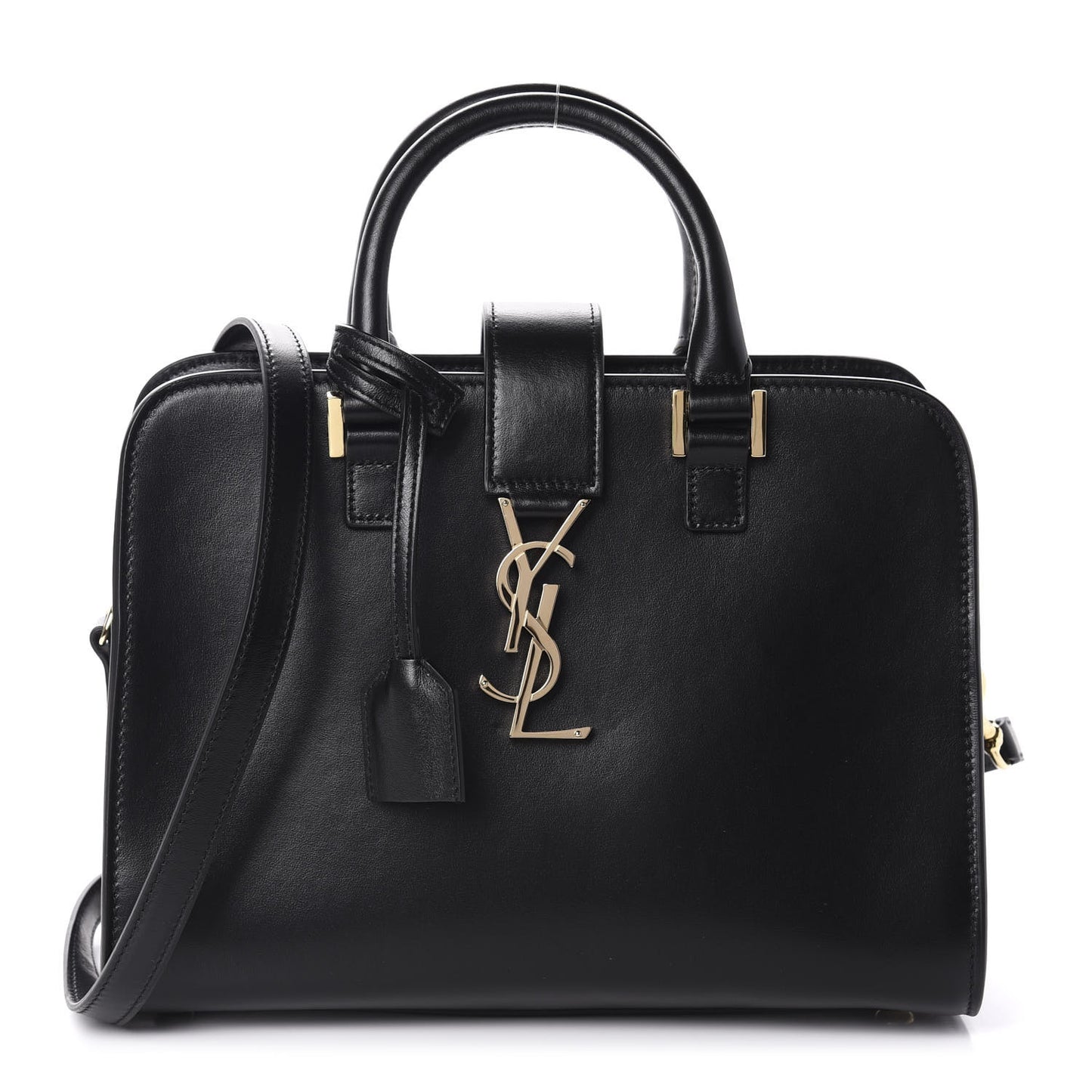 Calfskin Monogram Baby Cabas Black