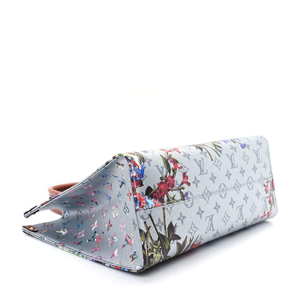 Louis Vuitton Metallic Monogram LV Garden OnTheGo MM Silver 4 of 9