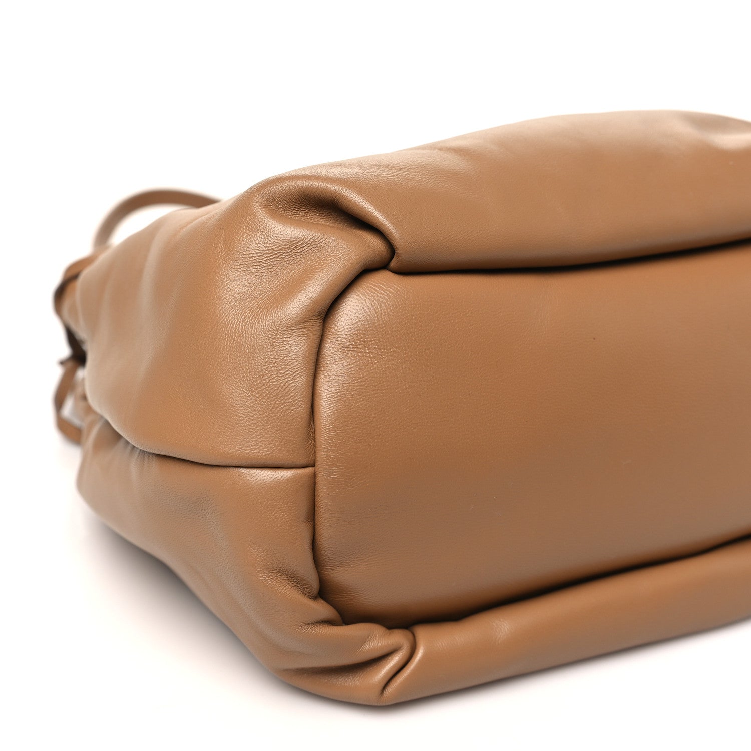 Prada Nappa Drawstring Tote Caramel 9 of 10