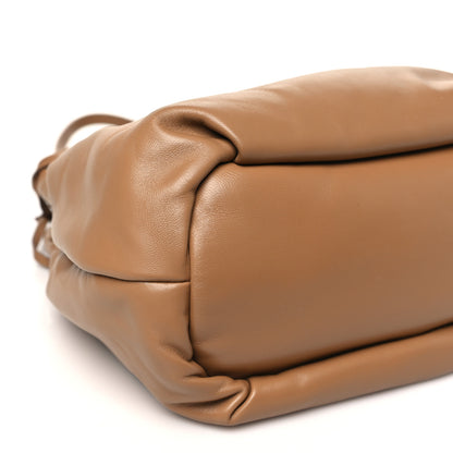 Prada Nappa Drawstring Tote Caramel 9 of 10