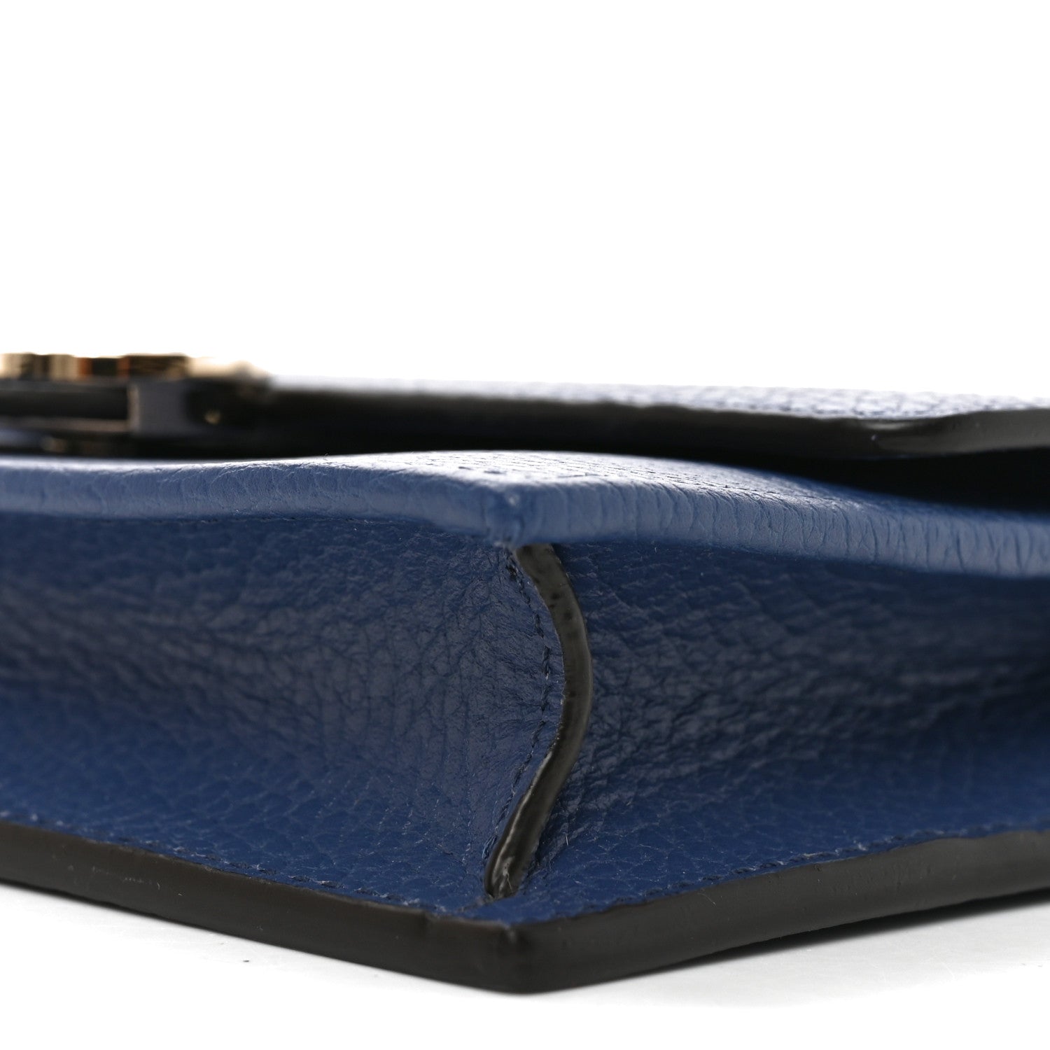 Gucci Dollar Calfskin Interlocking G Chain Wallet Caspian 10 of 11