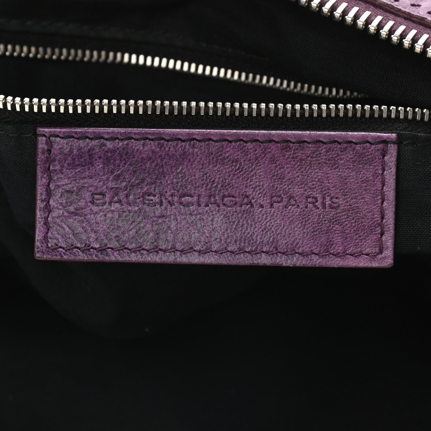 Balenciaga Agneau Giant Brogues Hardware Day Hobo Raisn 6 of 10