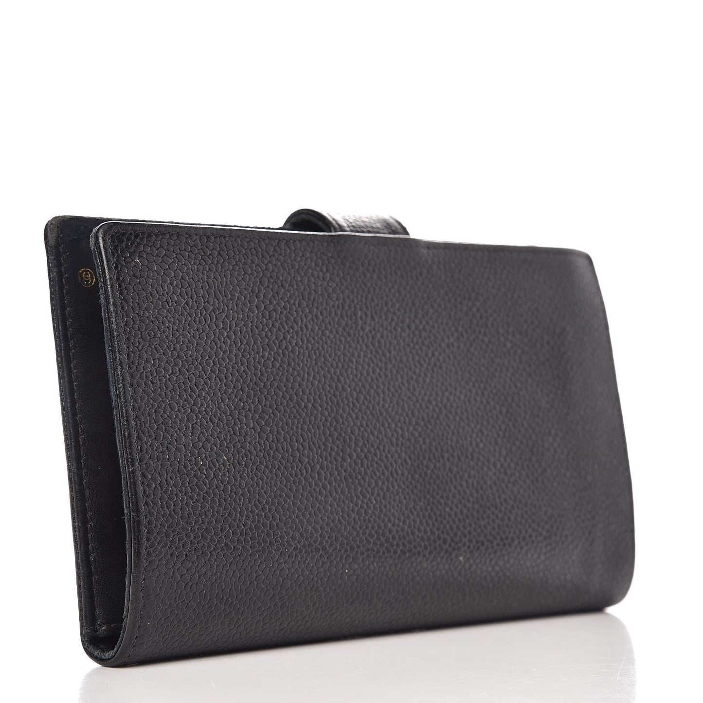 Caviar Timeless CC French Wallet Black