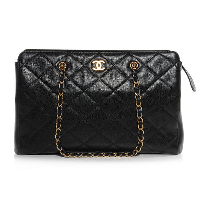 Chanel Caviar Quilted Large Tote Black 1 of 8