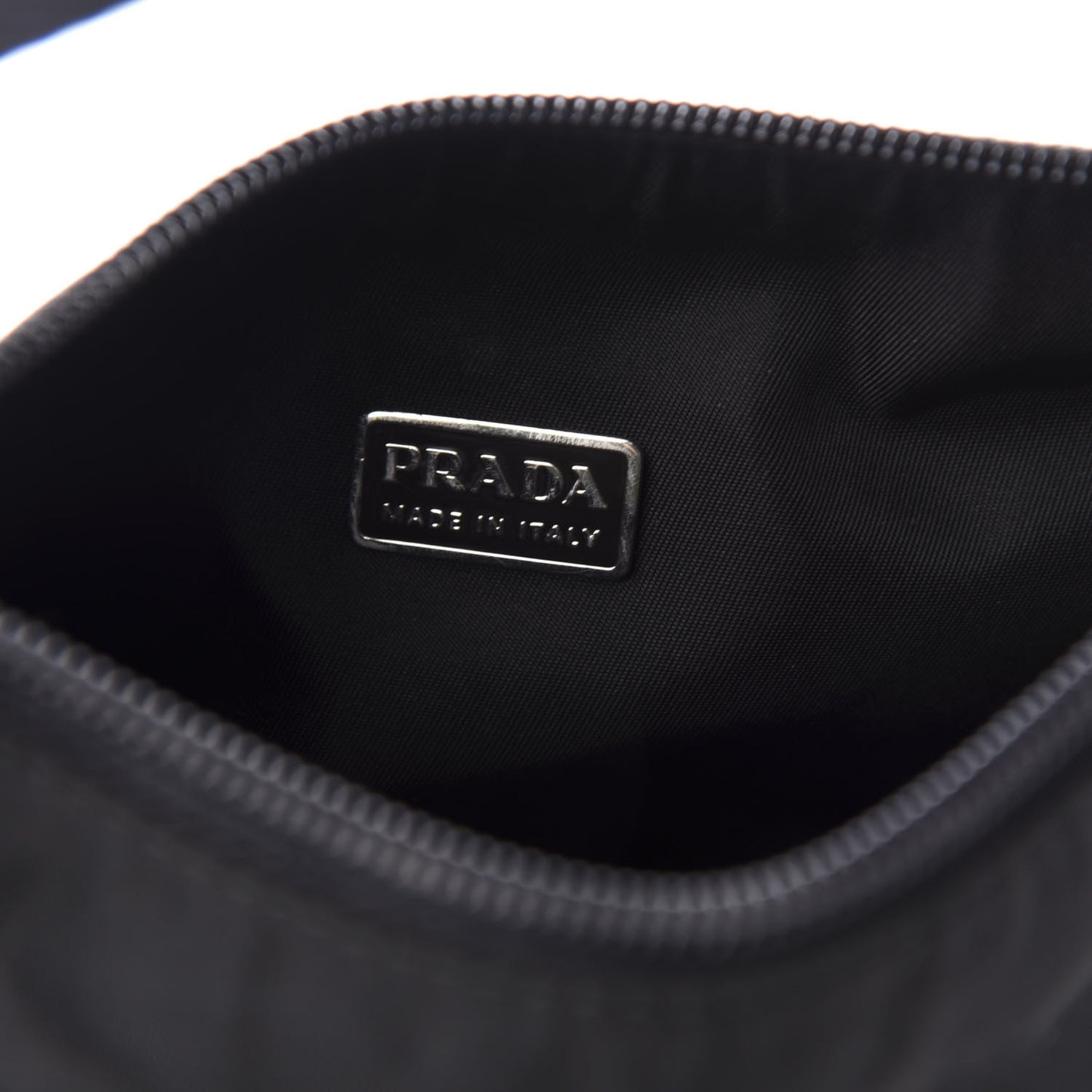 Tessuto Nylon Sport Shoulder Bag Black