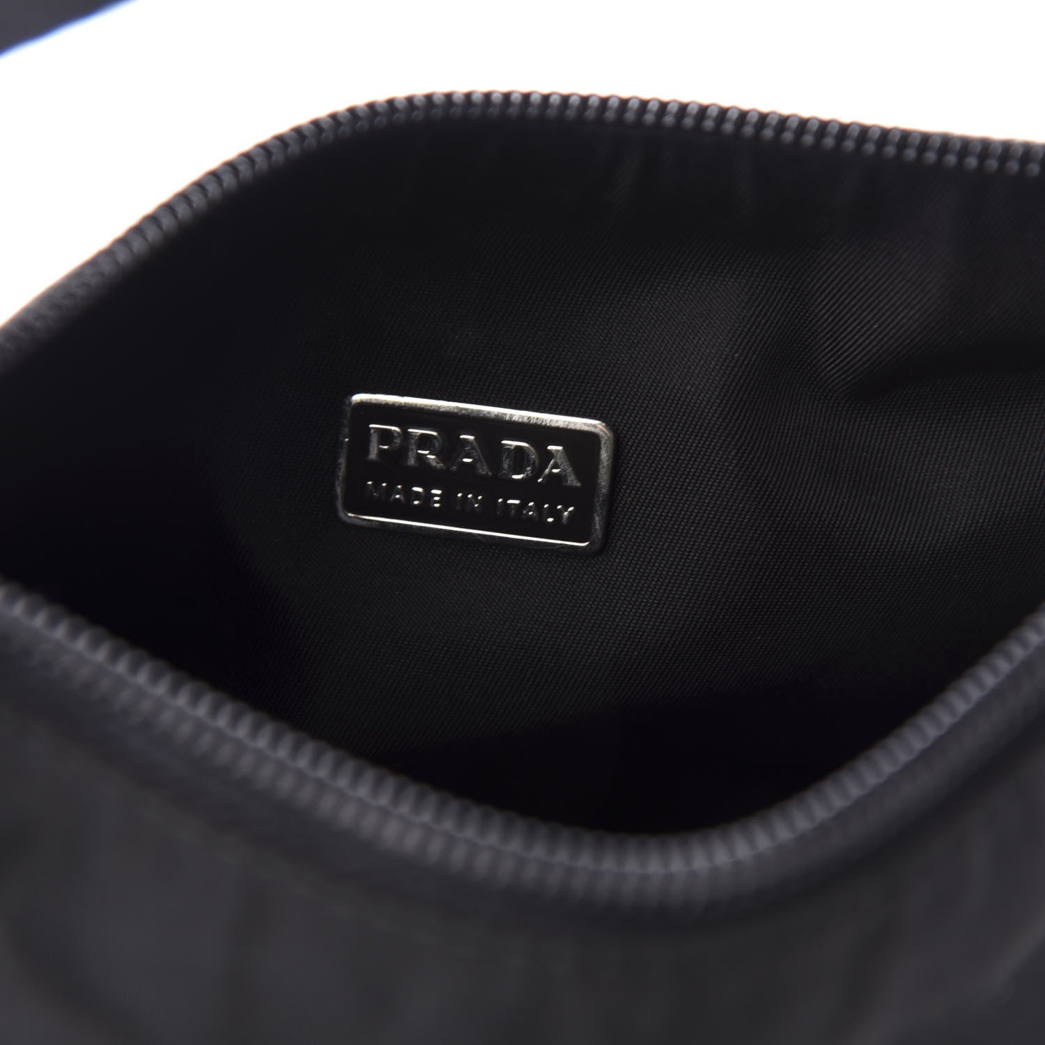 Prada Tessuto Nylon Sport Shoulder Bag Black 7 of 11