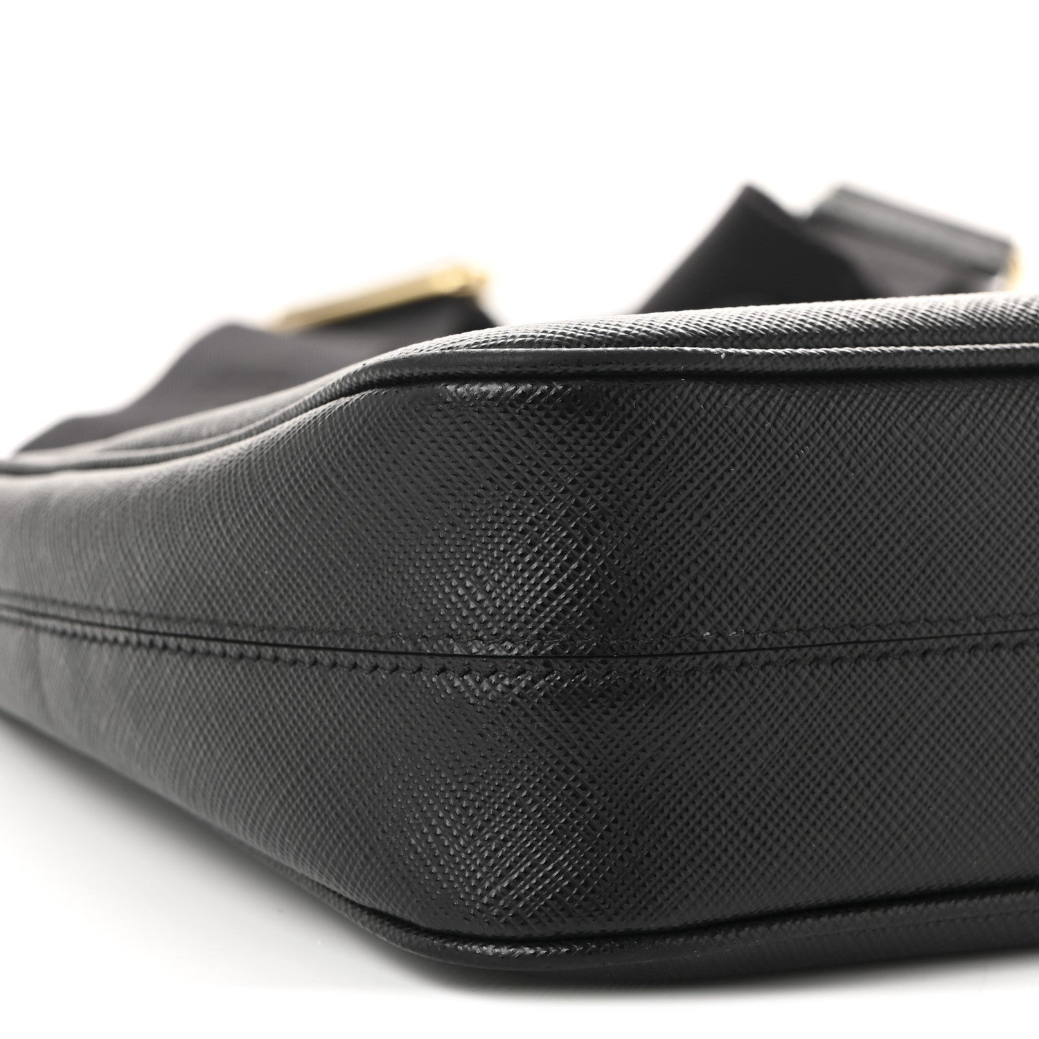 Prada Saffiano Lux Re-Edition 2005 Shoulder Bag Black 10 of 11